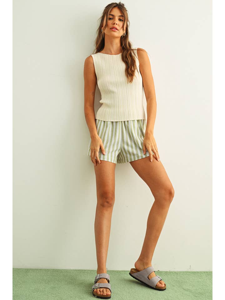 MIOU MUSE - Wholesale Knit Top - Women's - T3779 VISCOSE RIBBED KNITTED TOP23