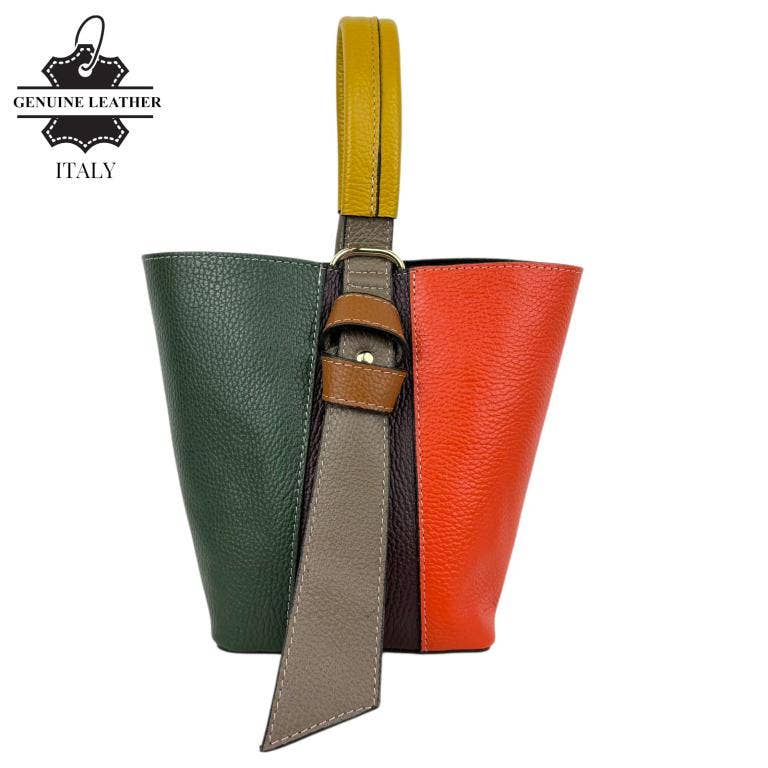Chenson & Gorett - Wholesale Top Handle Bag - Women's - Multicolor and Exclusive Leather Bag with Women's Inner Bag41