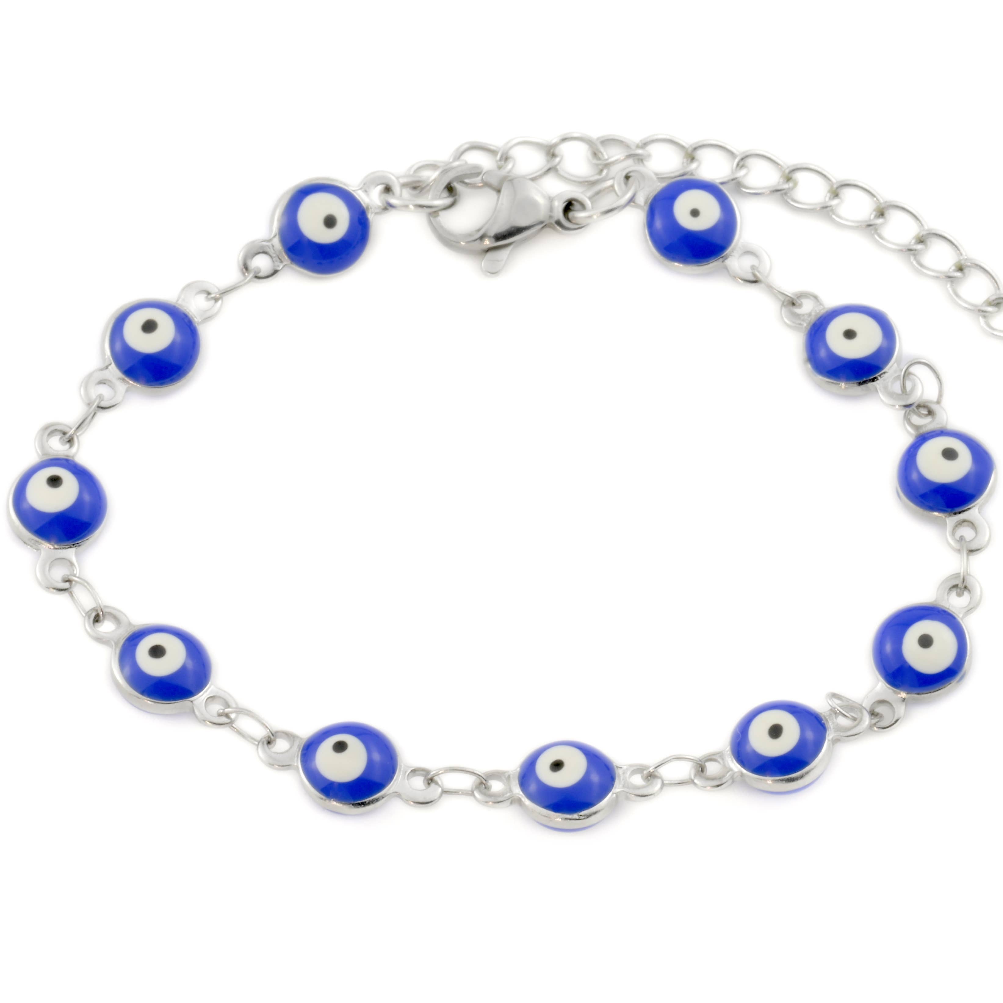 Blueyejewelry - Wholesale Charm/Dangle Bracelet - Evil Eye Bracelet - Tarnish-free Blue Eye Bracelet 2