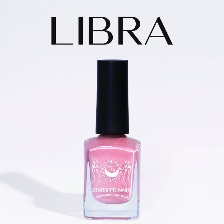 Vernis à ongles Libra 1 douzaine de vernis à ongles infusé de cristaux pour la vente par Starseed Nails