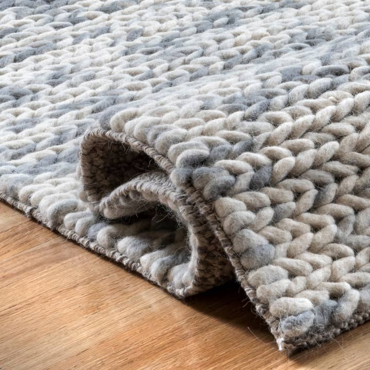 nuLOOM - Wholesale Area Rug - Hand Woven Chunky Woolen Cable Area Rug32