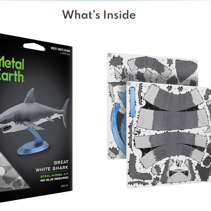 Great White Shark for wholesale by Metal Earth
