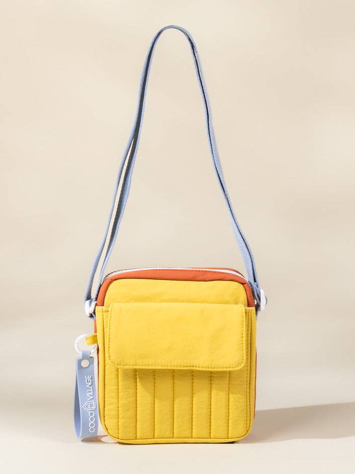 Washable Nylon Crossbody Bag - Heritage for wholesale by Coco Village