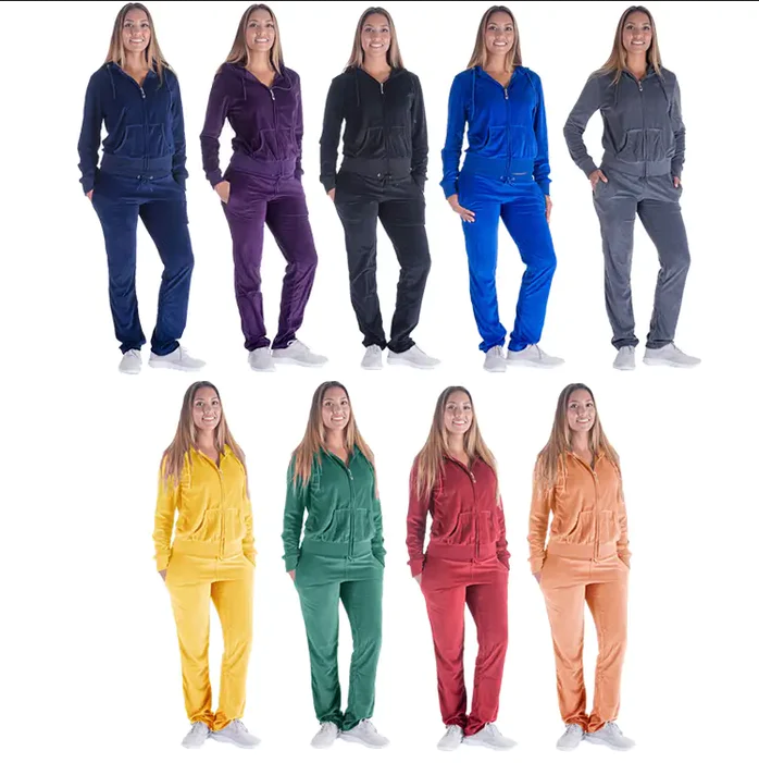 Generation XYZ - Wholesale Lounge Set - Women's - Women's Velour Set (HF-LJS-200)17