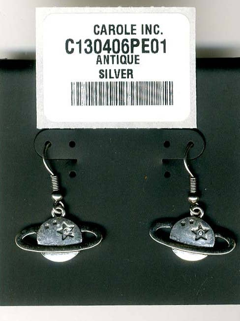 Brincos Planet em Gancho de Peixe em Bobina por atacado de Carole Inc.