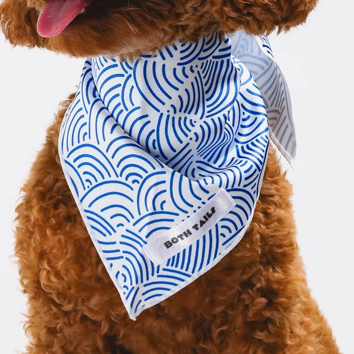 Bølget Hund Bandana for engroshandel hos Both Tails
