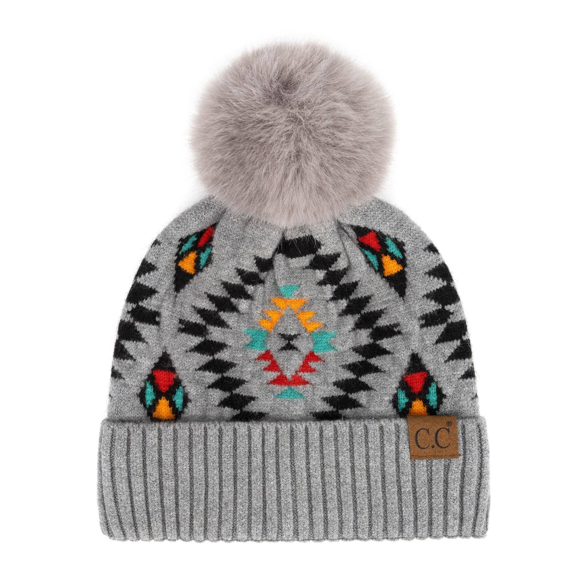 Truly Contagious - Wholesale Beanie - Women's - CC Southwest Print Beanie ( HAT-3001 )6