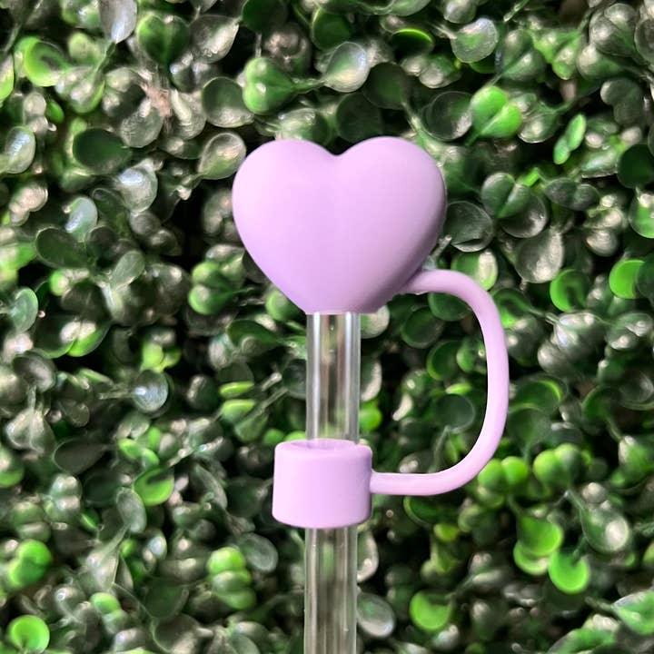 Briano Wholesale - Wholesale Drinking Straw - Large Heart Straw Toppers