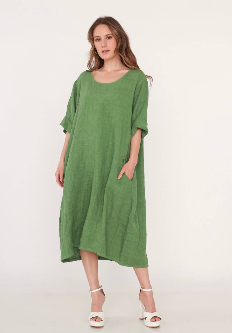LINEN & COTTON HOUSE – Großhandel Kleid – Damen – Leinenkleid 167 Frühling Sommer Kollektion34