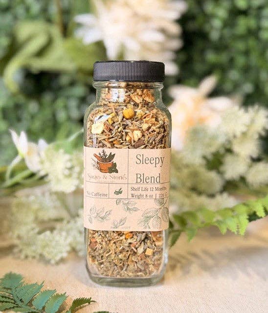 Sage & Stone Apothecary - Wholesale Loose Tea - Sleepy Blend Herbal Tea3