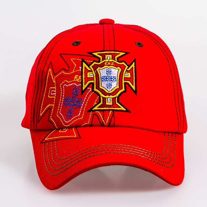 Portugal-Doppel-Logo-Baseballm für den Großhandel von Flag Matrix Inc