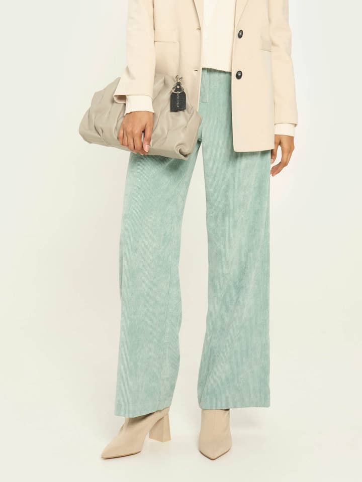 Partenope palazzobyxor i stretch manchester för wholesale av Vicario Cinque