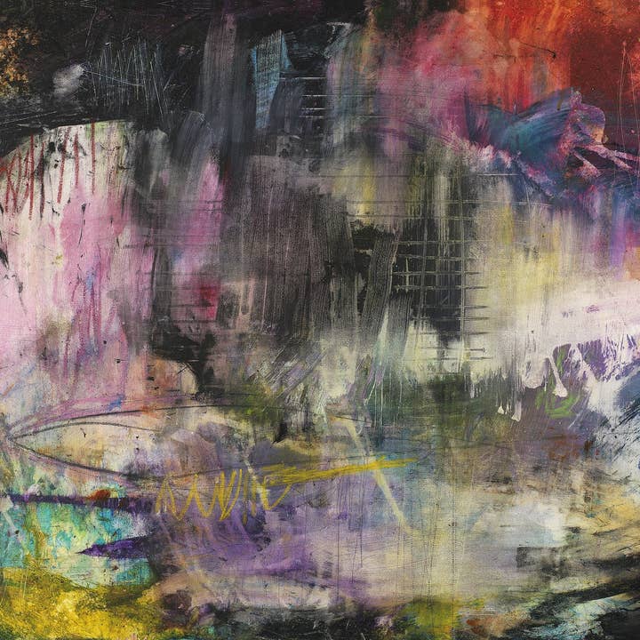 #030813 <br> Paper Cut VI <br> Canvas Art Print for wholesale by Michel Keck LLC