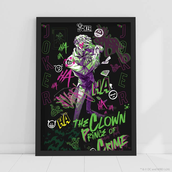 L'Impression Joker – Affiche Murale Prince du Crime pour la vente par Themed