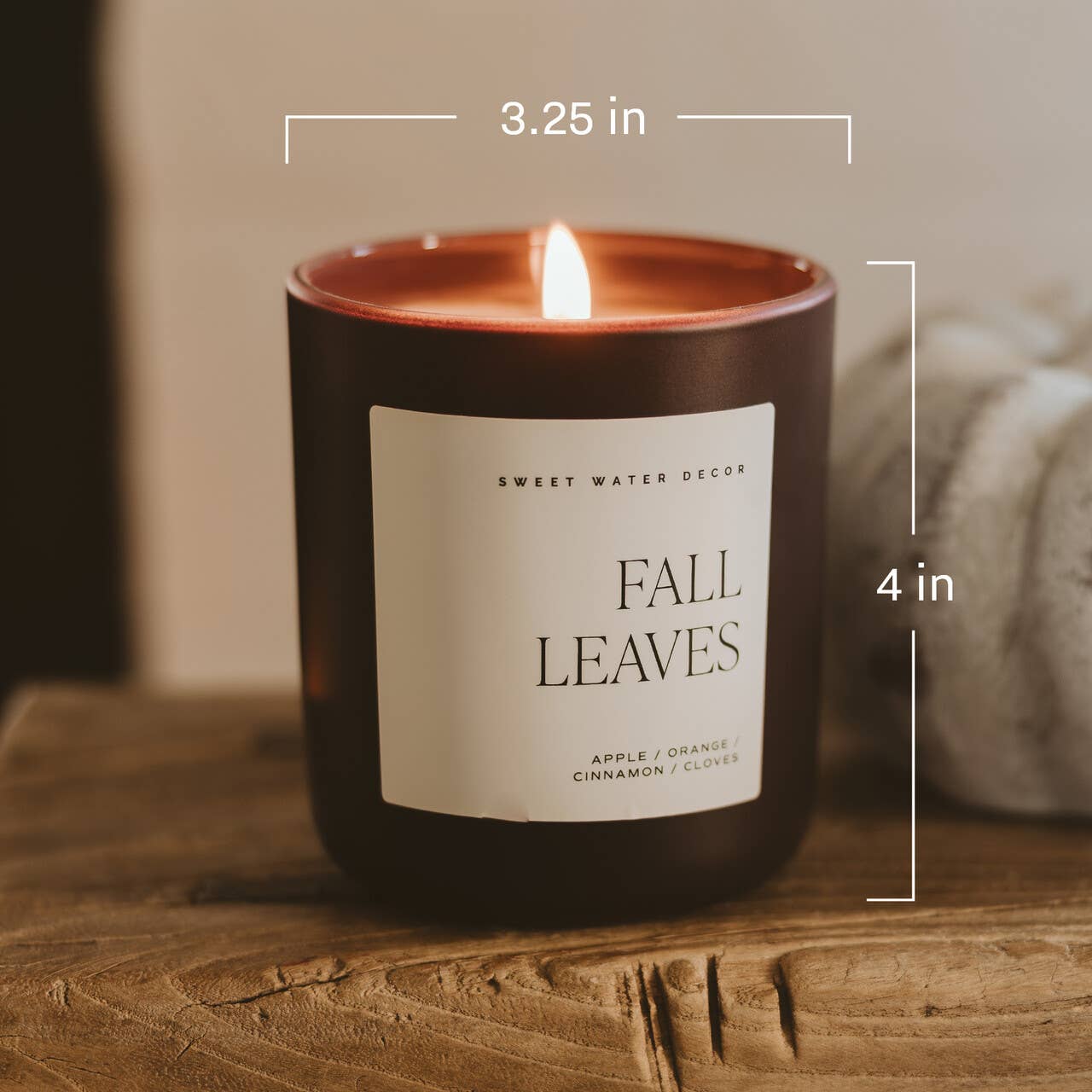 Sweet Water Decor - Wholesale Jar/Filled Candle - Hello Fall 15 oz Soy Candle, Matte Jar - Fall Decor4