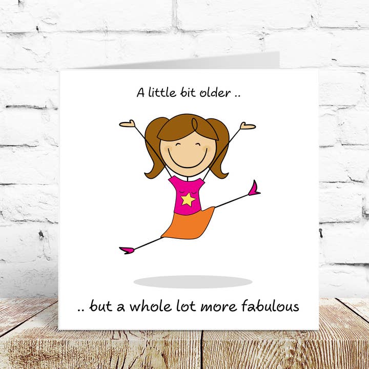 Swizzoo Cards – Engroshandel Fødselsdagskort – Pige ven fødselsdagskort, Fabelagtig kæreste, Mor mor, Bedste ven datter, Specielt venkort BFF-kort Sjovt humoristisk kort1