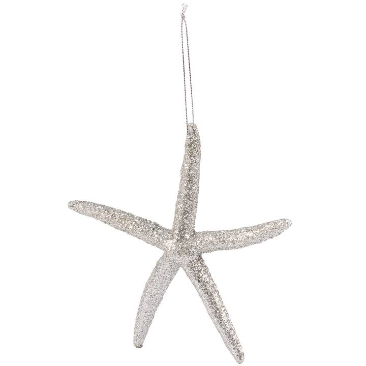 Primitives by Kathy - Wholesale Ornament - Silver Starfish Ornament