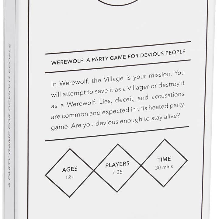 Stellar Factory - Wholesale Card Game - Werewolf: A Party Game for Devious People