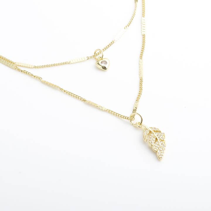 A doppia fila placcata in oro 18K per la vendita all'ingrosso da parte di Accessoires by KHB