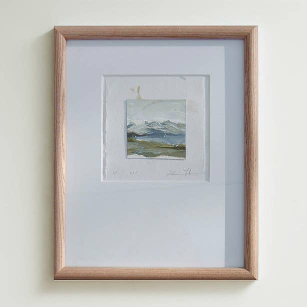 Schizzo floreale originale con passepartout per la vendita all'ingrosso da parte di Lauren Fuhr Design Co.