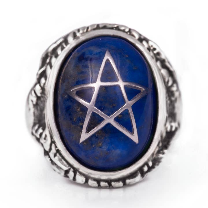 Spotted Agate Angel Heart Ring for wholesale by Alex Streeter