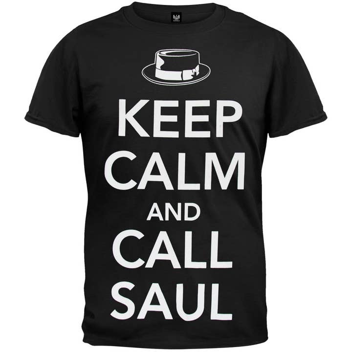 Official Store - Wholesale Screen Printed T-Shirt - Men's - Breaking Bad - Keep Calm & Call Saul Men's T Shirt