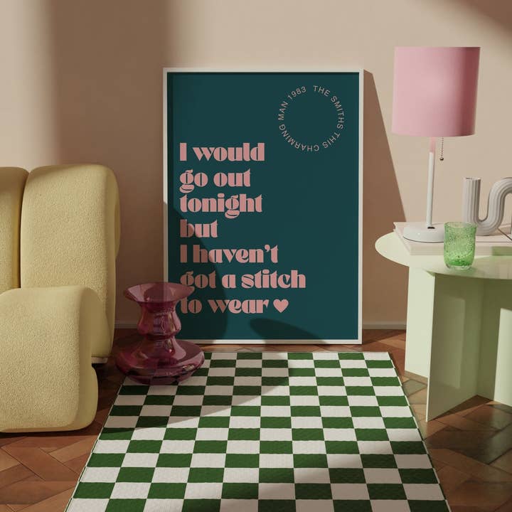 I would Go Out Tonight Print for wholesale by Moonshine Prints