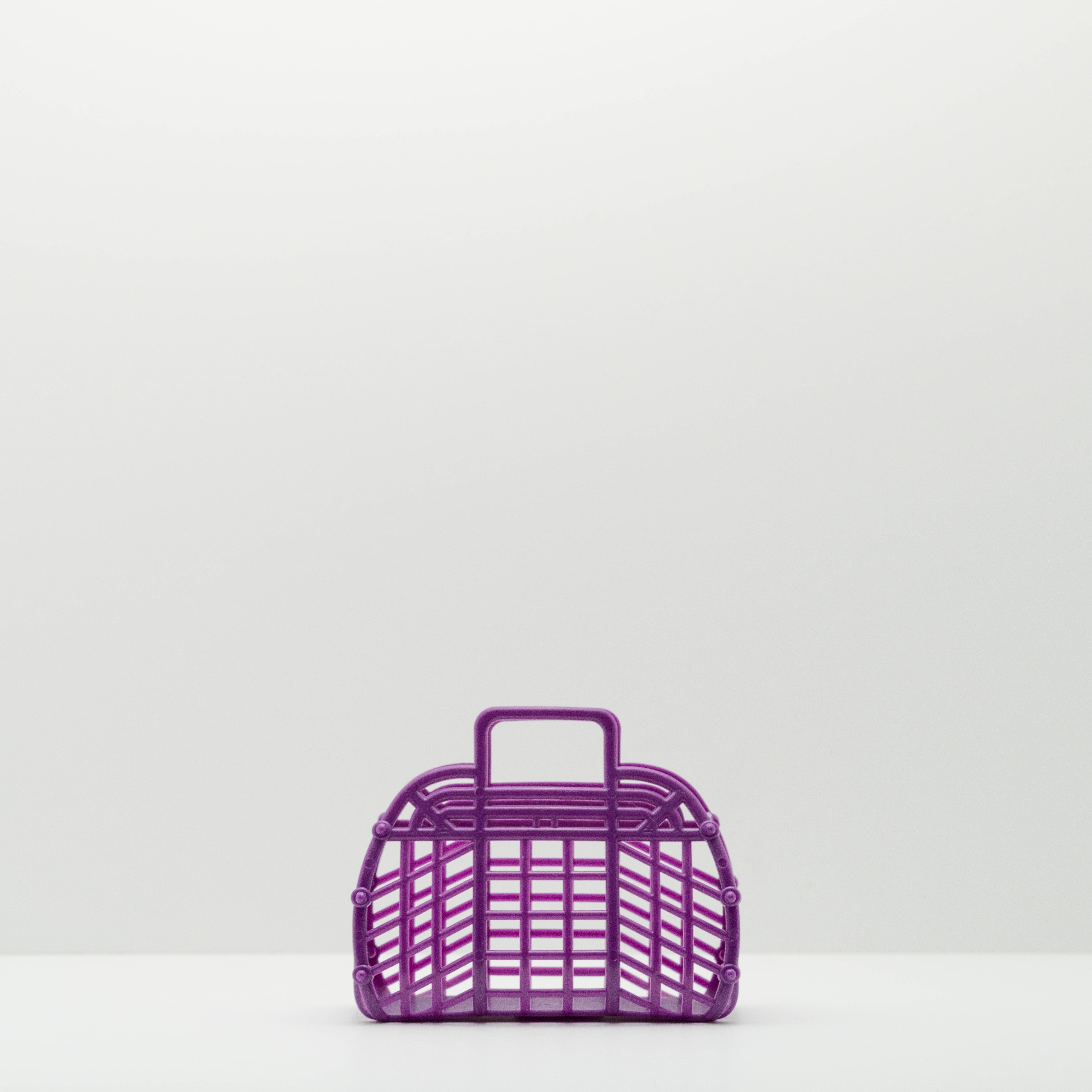 JustforZo boutique, Inc. - Wholesale Favor Bags - Mini Retro Jelly Baskets, Kids Tote & Birthday Party Favor10