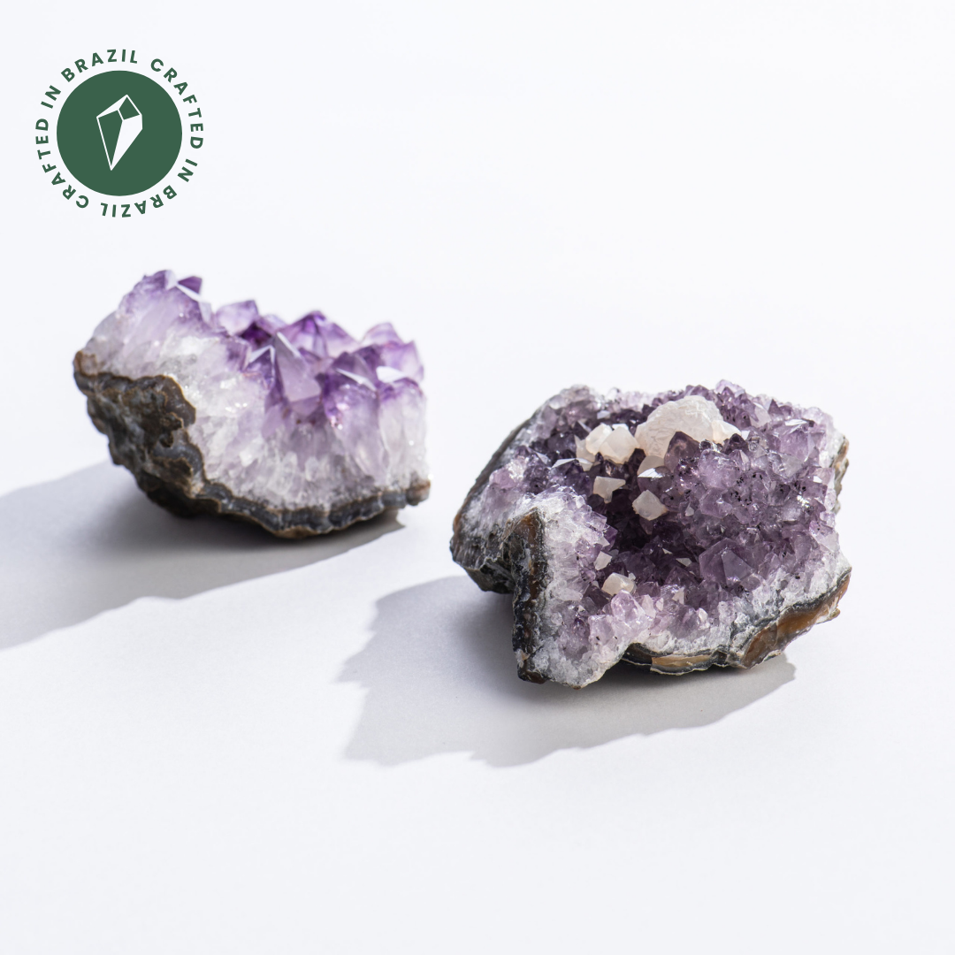 GeoCentral - Wholesale Spiritual Stone/Crystal - Amethyst Crystal Clusters (3" - 4")2