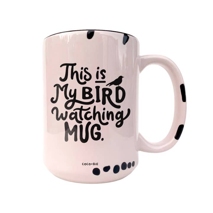 coco+bie designs – Engroshandel Kaffekrus – Fuglekigger Krus - Fugleelsker Krus, Sjovt Krus, Natur Krus2