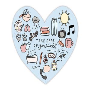 Floral Heart Sticker  Cute Stickers for Spring and Valentine's Day –  KynYouBelieveIt