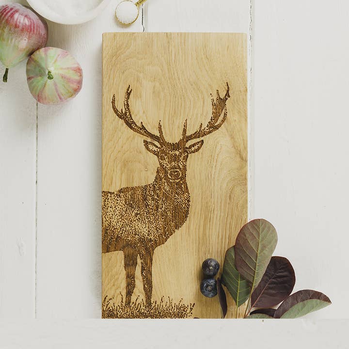 Monarch Stag Oak Small Serving Board for wholesale by Selbrae House Ltd