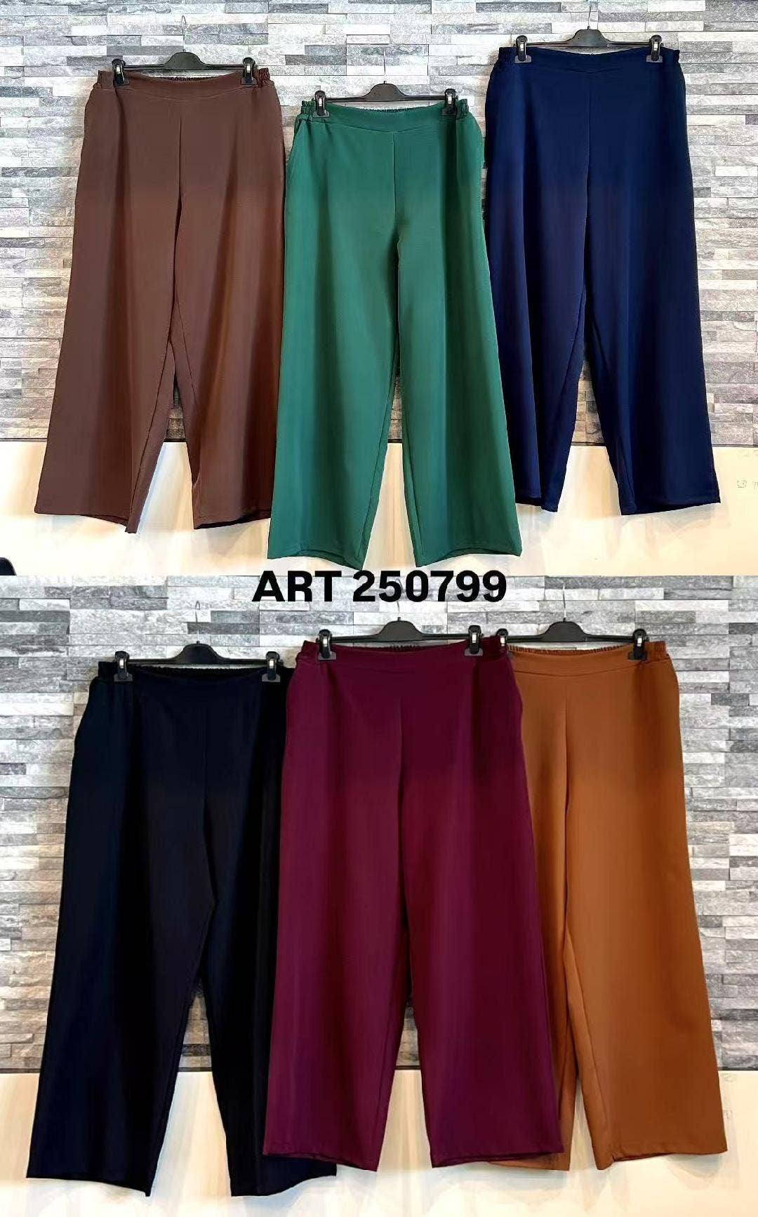 DIADEMA CURVY - Wholesale Pants - Women's - Curvy Trousers Armony Set0