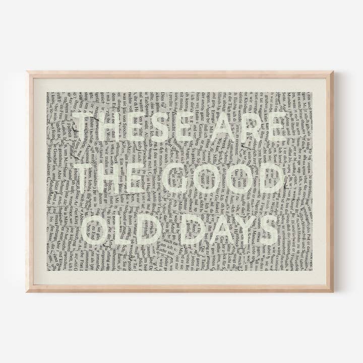 Dette er de gode gamle dage Print for engroshandel hos byKHAY