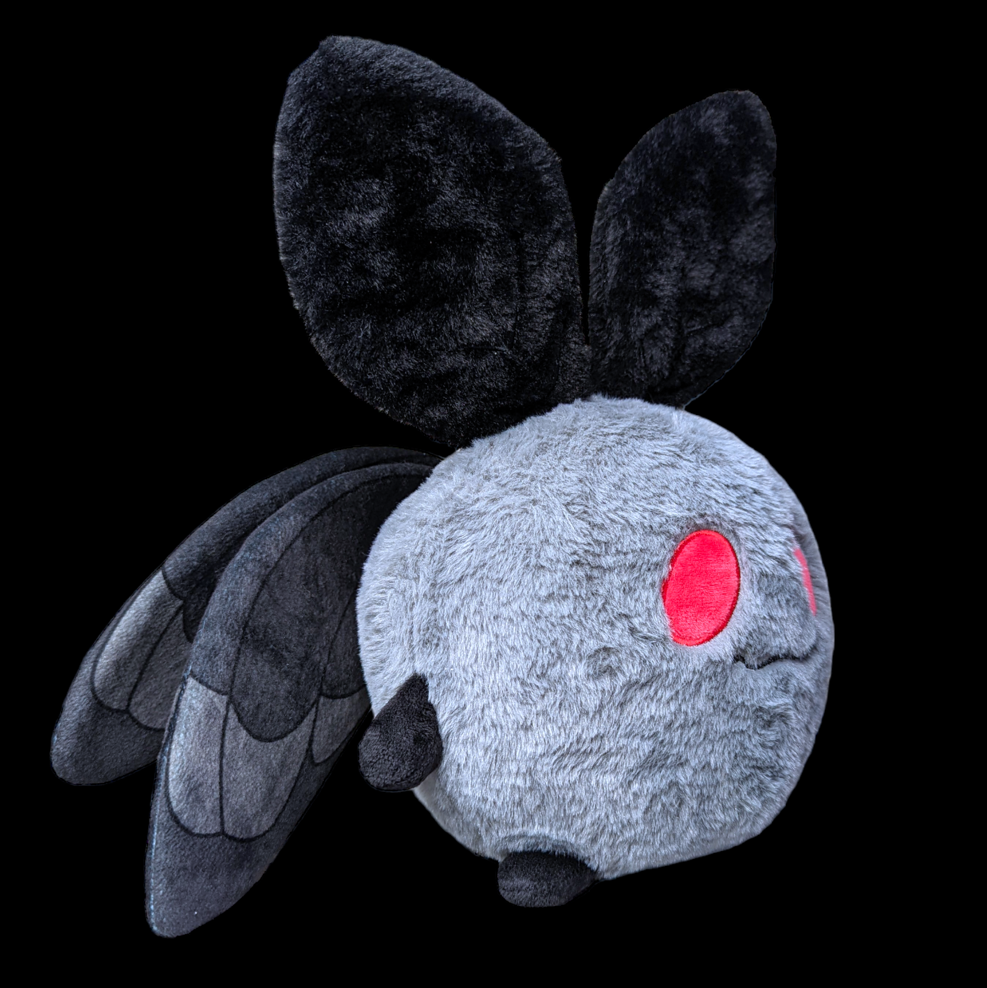 Evkami - Vente Peluche – enfant et bébé - Peluche Mothman, Mothboi, Cryptide, Kawaii, mignon, papillon, gothique, O2