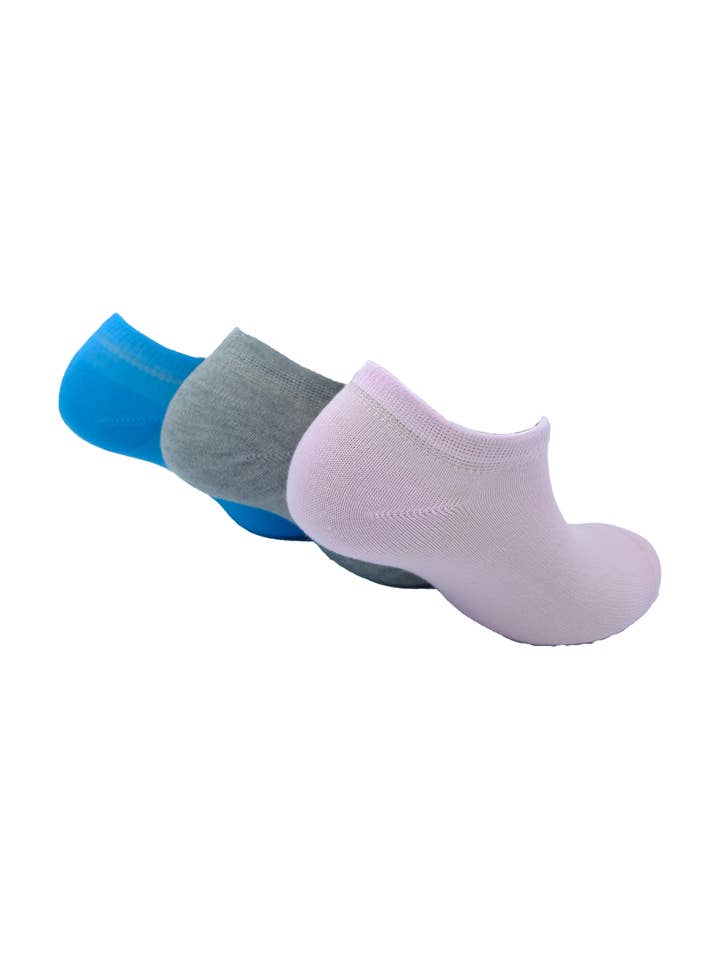 The SockMaker - Wholesale Socks – Women's - Bamboo Ladies - Trainers (3 Pairs Pack)2