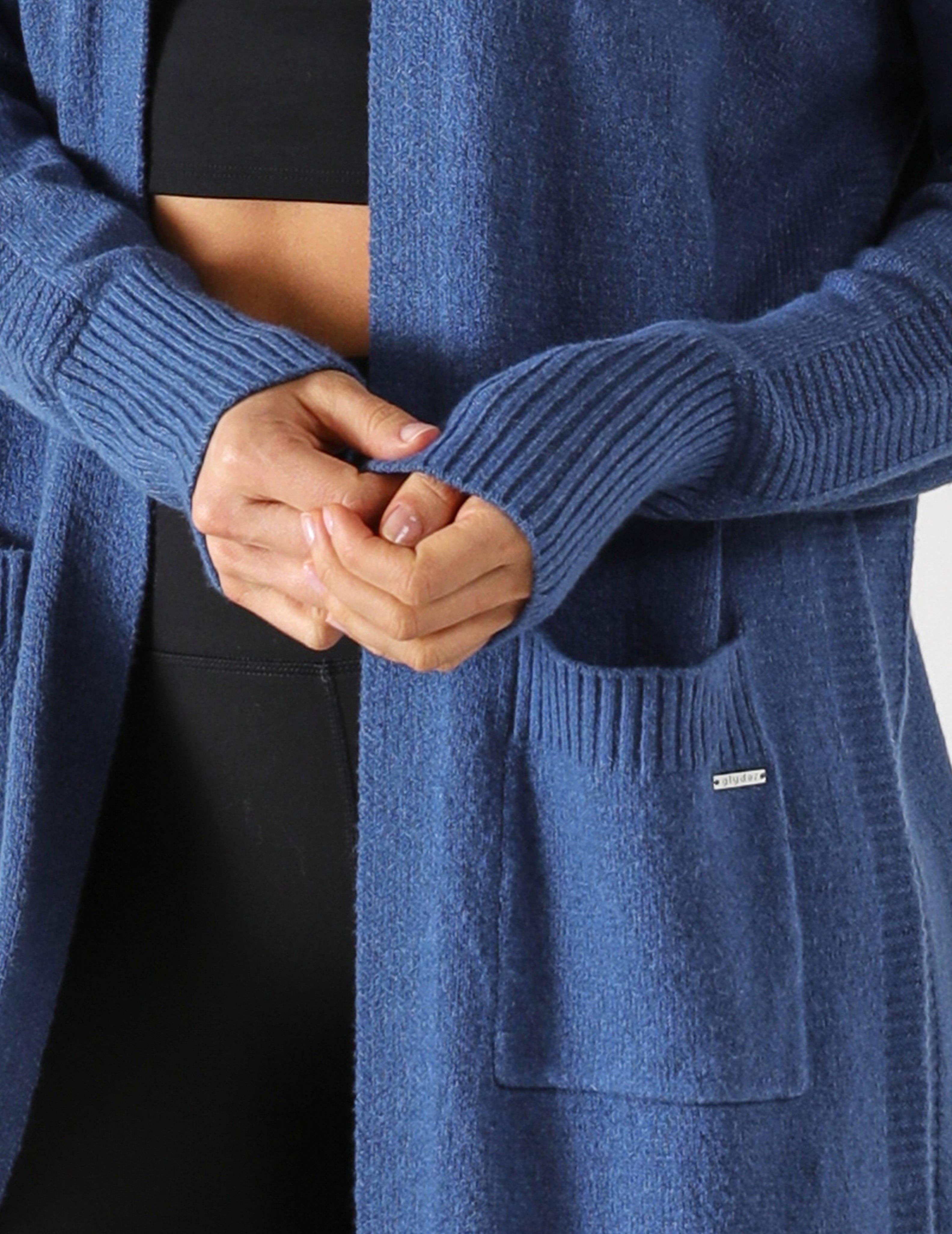 Elevated Cardigan: Washed Blue for wholesale on Faire3