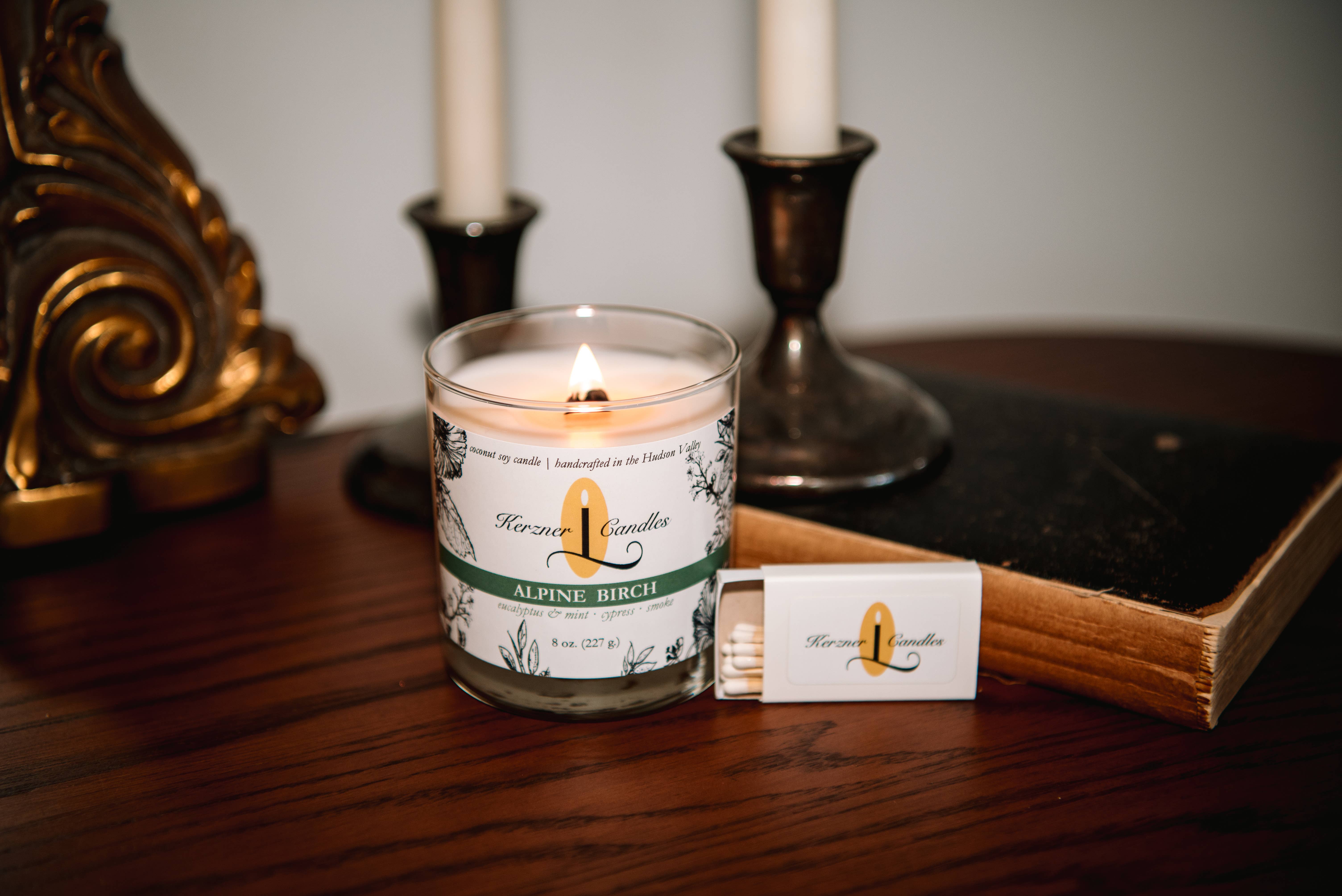 Kerzner Candles LLC - Wholesale Jar/Filled Candle - Alpine Birch 8 oz. candle2