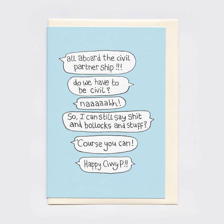 Civil Partnership-kort | Roligt Civil Partnership för wholesale av The Curious Pancake