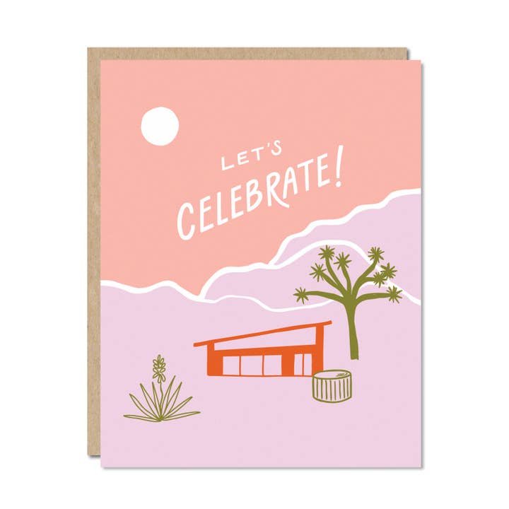 Let's Celebrate - Bachelorette 30th Birthday Congrats Card for wholesale by Odd Daughter Paper Co.