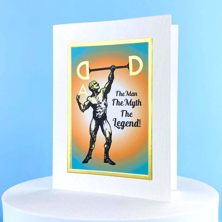 DAD | Father's Day Card for wholesale by Ormolu Press