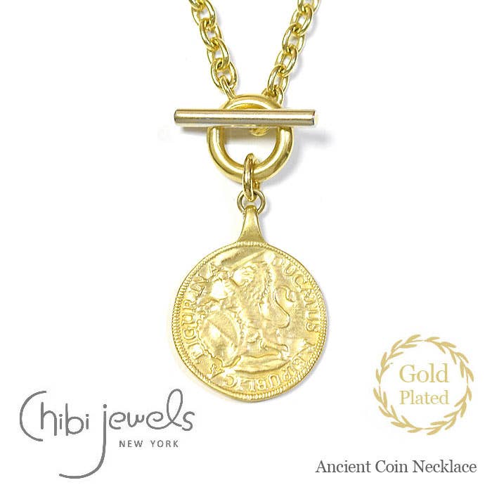 Oude Munt Ketting (Verguld) voor wholesale door Chibi Jewels