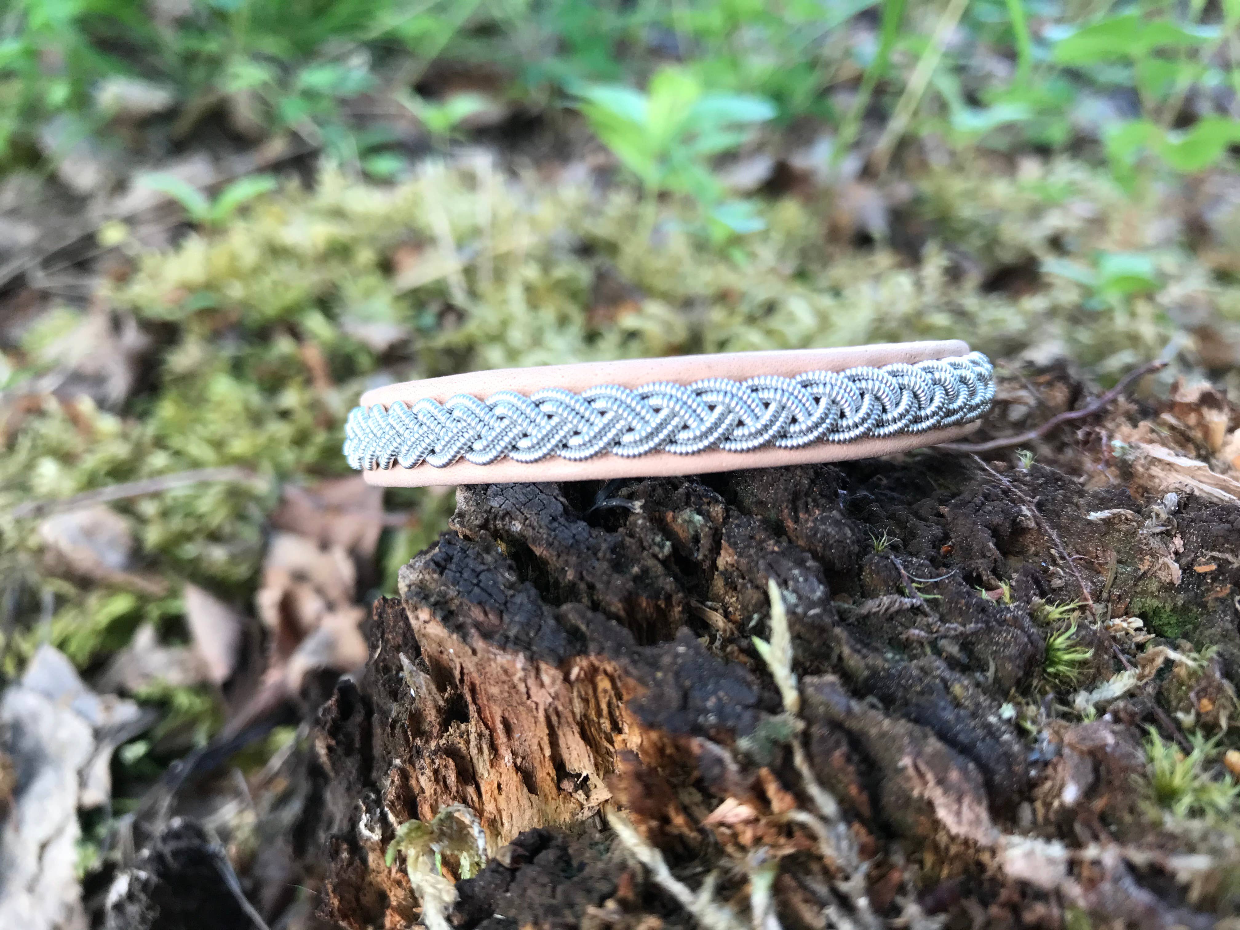 Jojk - Vendita all'ingrosso Bracciale in tessuto/intrecciato - Bracciale tradizionale Sami della Lapponia in stagno a intreccio singolo #13