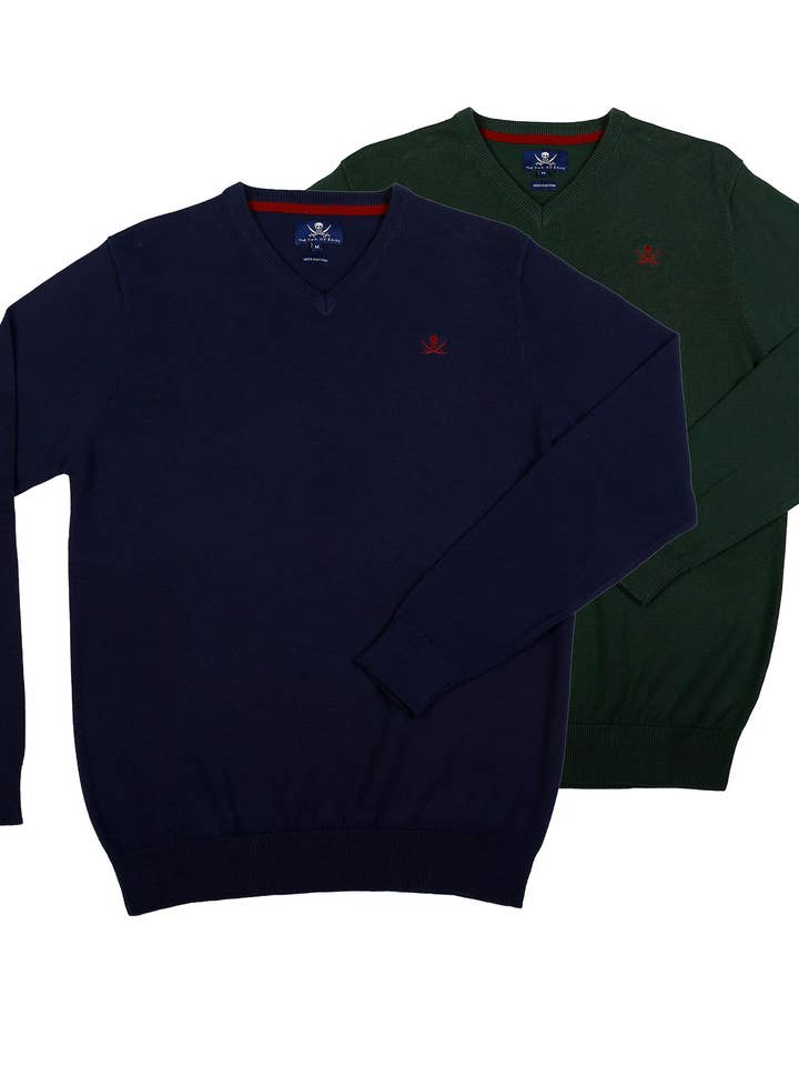 Pack 2 Jerseys Pico Hombre The Time Of Bocha QI1PK.JE-7 para venta al por mayor de The Time of Bocha