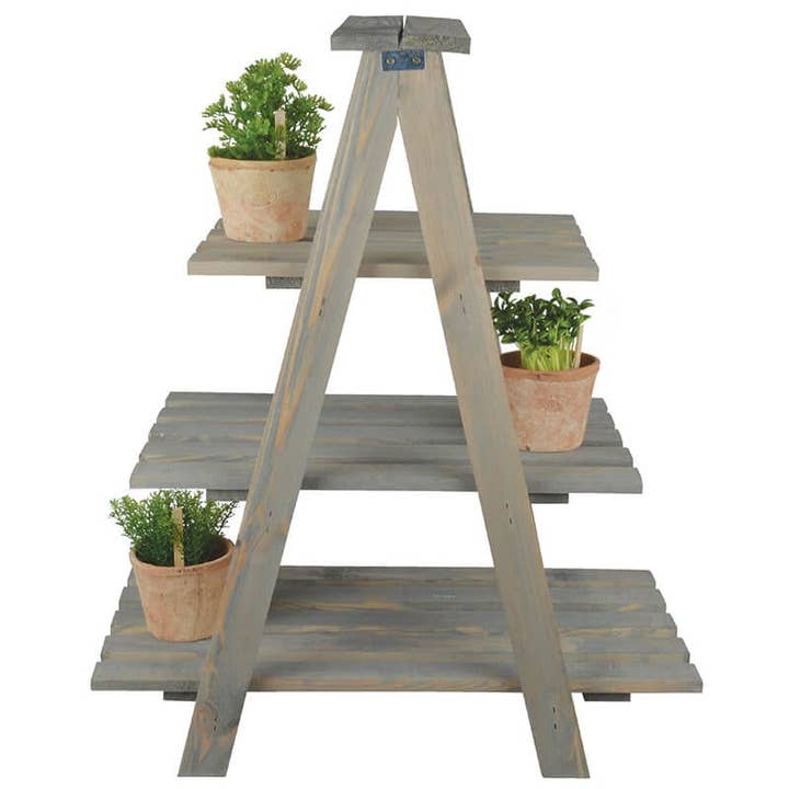 Esschert Design USA - Wholesale Hanging Planter - Triangular Plant Ladder, Wood