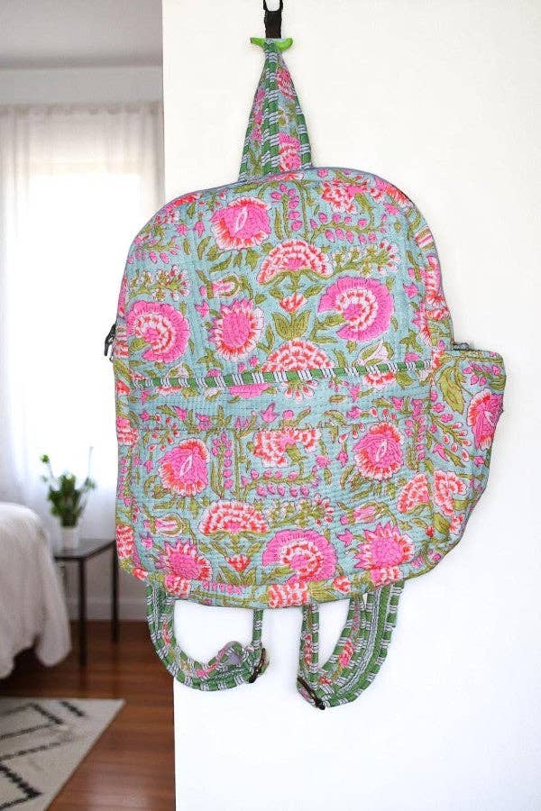 Nash Grey - Wholesale Backpack - Women's - Tatiana Floral Print Backpack1