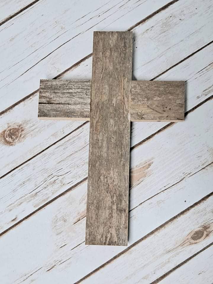 Dixie Grace Mercantile - Wholesale Wall Cross - Reclaimed Cross 12"1