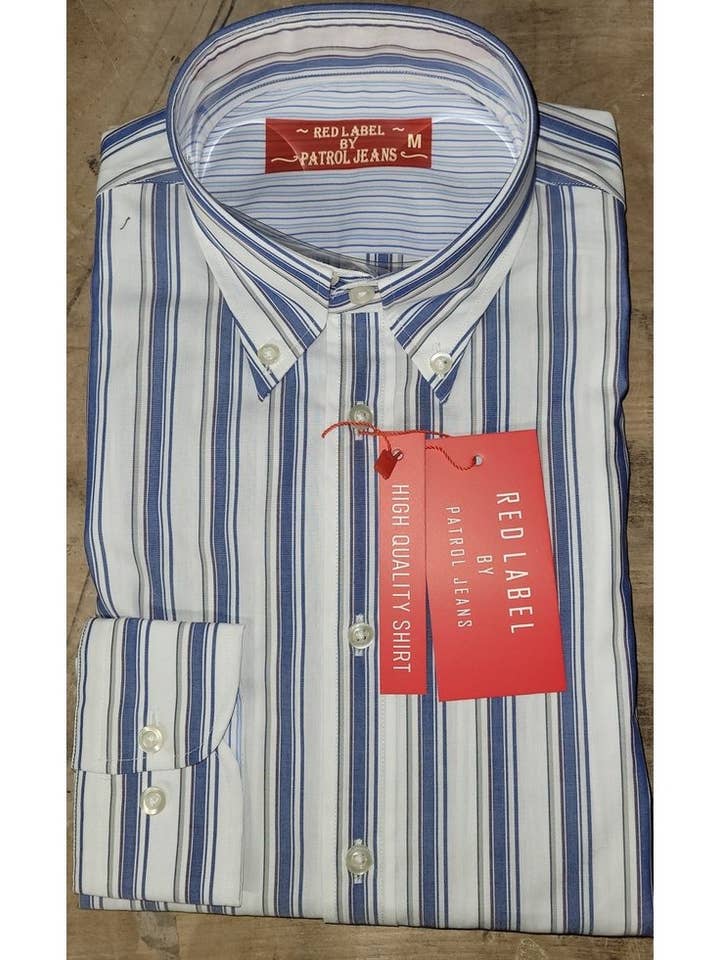 BLUE AGE - Wholesale Button Down Shirt - Men's - Men Dress Long Sleeve Shirts6