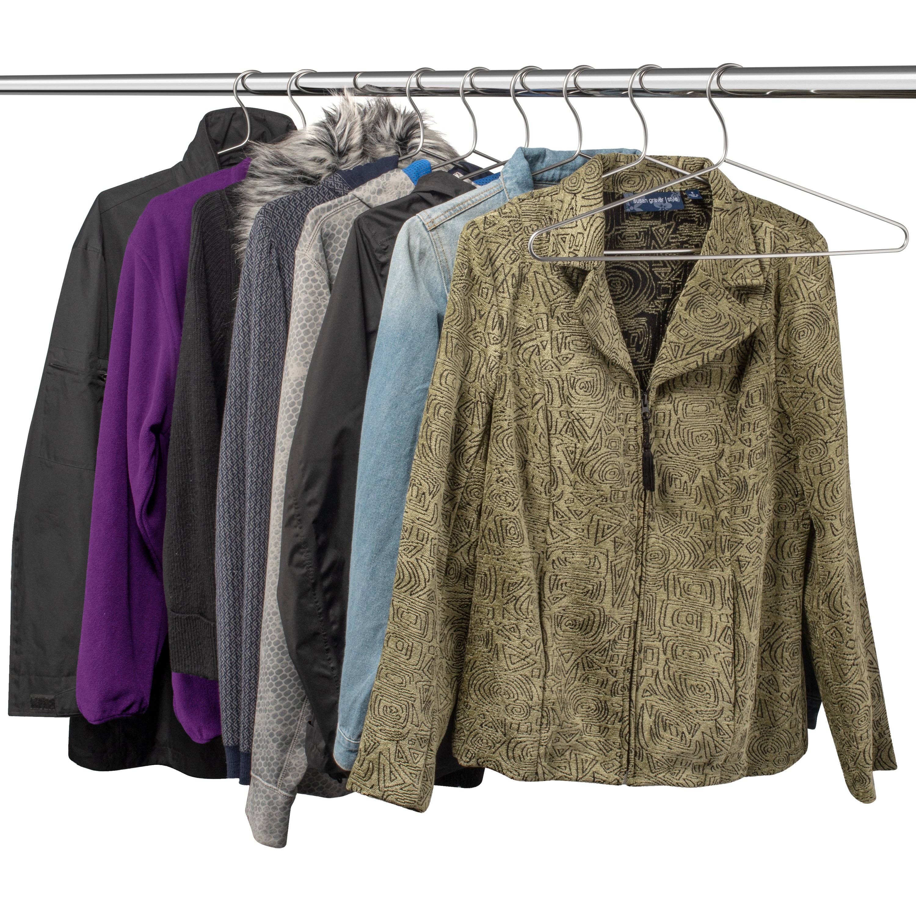 Ergodebrands - Wholesale Clothes Hangers - USTECH Elite Hotel Styled Steel Standard Shaped Hanger6