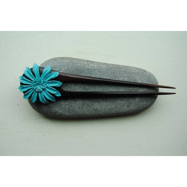 Ebony Marguerita Hair Stick-01940 for wholesale by Nusantara Inc.